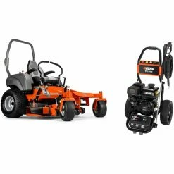 Echo Husqvarna MZ 61 Zero Turn Mower Combo Deal PW-3100 Pressure Washer