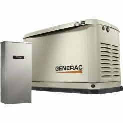 Generac Guardian 24KW Home Standby Generator W/ Wi-Fi & 200 ASE Transfer Switch