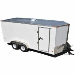 Cynergy Cargo LLC CY218 Cynergy 7x16 Enclosed Trailer TA White