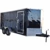 Cynergy Cargo LLC CY219 Cynergy 7x16 Enclosed Trailer TA Black