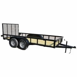 Caliber Trailer Mfg. CA119 Caliber 6x14 Utility Trailer HD TA W/Dovetail