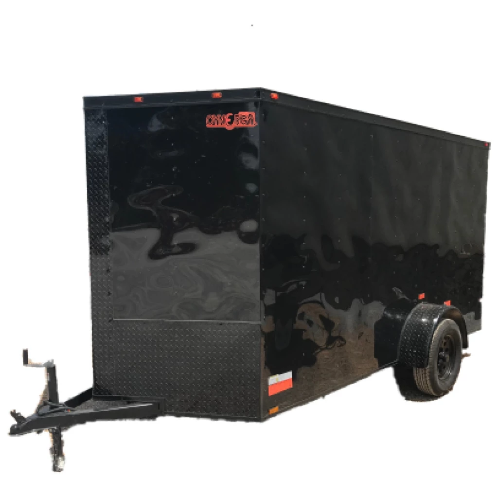 Cynergy Cargo LLC CY207 Cynergy 6X12 Enclosed Trailer SA Blackout
