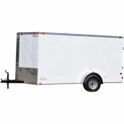Cynergy Cargo LLC CY208 Cynergy 6x12 Enclosed Trailer SA Basic White
