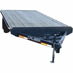 Caliber Trailer Mfg. CA302 Caliber 8x20 Deckover Trailer 10k W/ Slide Ramps