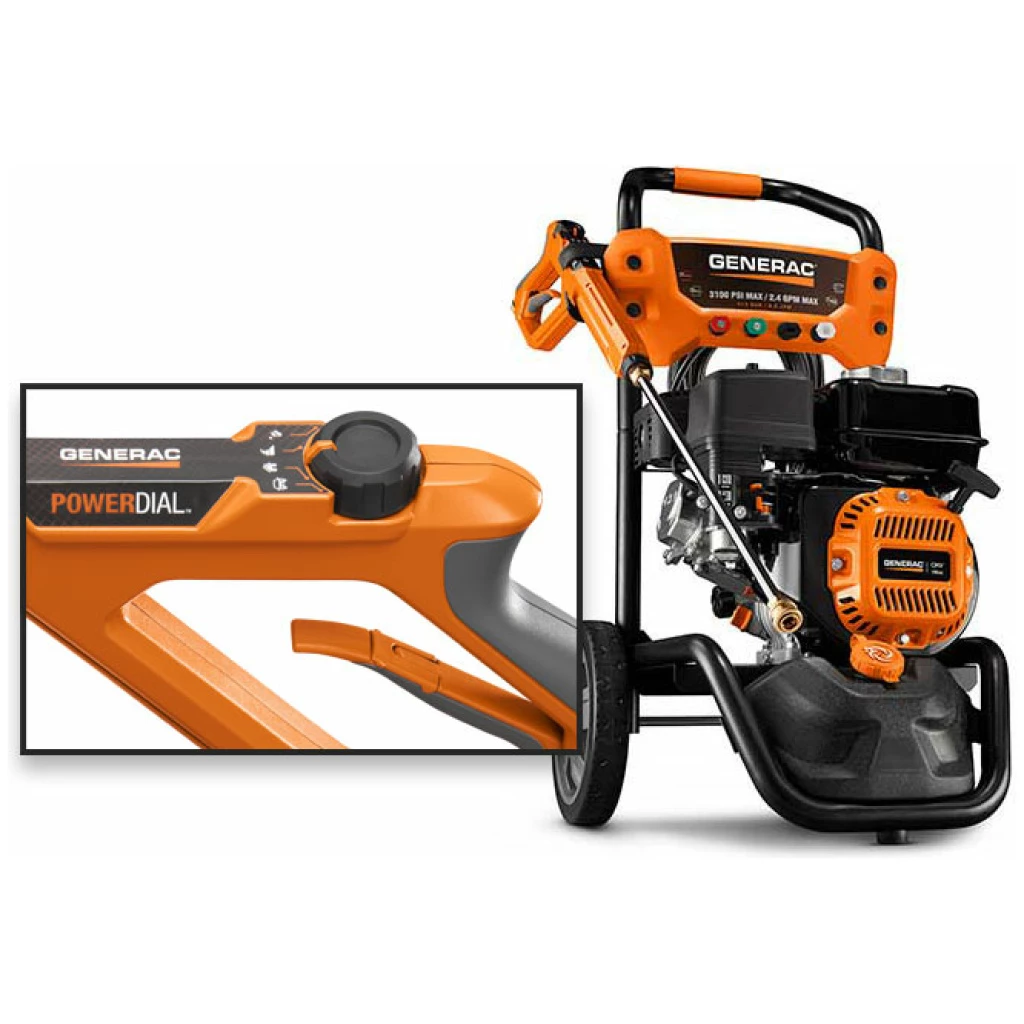 GENERAC Onewash Pressure Washer With Powerdial™ Gun Model #7019