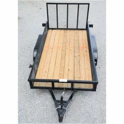 Caliber Trailer Mfg. CA112 Caliber 6X12 Utility Trailer HD TA W/ Mesh Sides