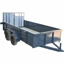 Caliber Trailer Mfg. CA125 Caliber 6x12 Utility Trailer HD TA W/ Solid Sides