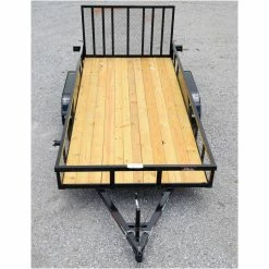 Caliber Trailer Mfg. CA130 Cailber 7x16 Utility Trailer HD W/ 1" Mesh Slides