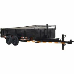 Caliber Trailer Mfg. CA805 Caliber 7x16 Dump Trailer 14K Telescope Lift
