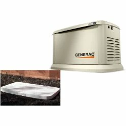 HSB3 GENERAC Guardian 14KW Home Standby Generator W/WiFi + 200ASE Transfer Switch + GenPad
